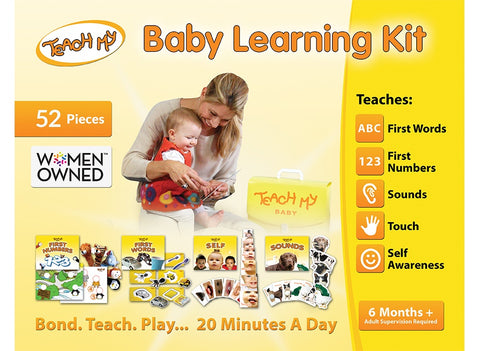 Teach My Baby 52 Pieces Learning Kit, 6m+