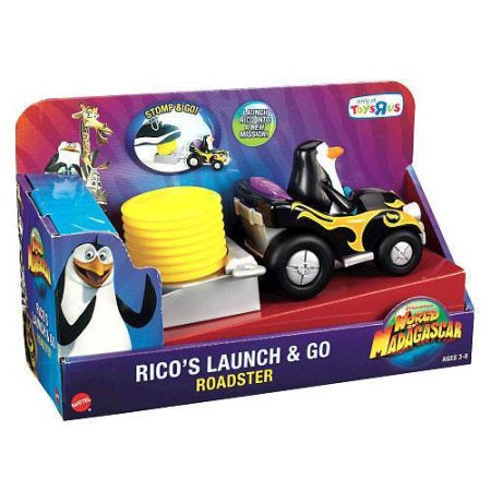 Madagascar Rico's Launch & Go Roadster, 3-8 Years