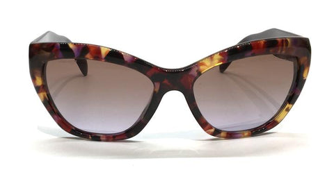 Prada SPR 02Q PDN-6P1-Women Cat Eye Sunglass Spotted Havana / Violet Gradient-GL