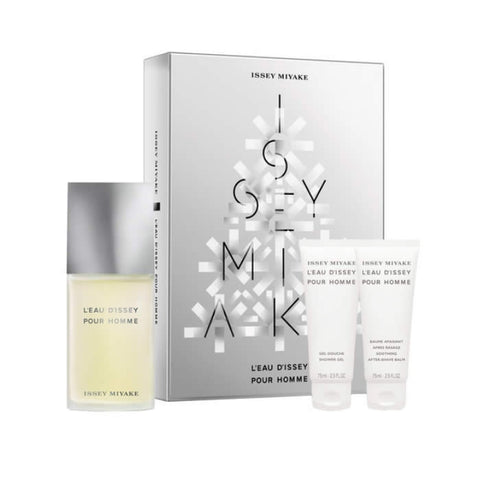 Issey Miyake L'eau D'issey Pour Homme 125ML EDT+ 125ML+ SG 75ML +75ML