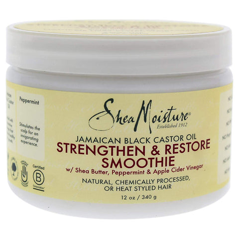 Shea Moisture Jamaican Black Castor Oil Strengthen & Restore Smoothie Cream 11Oz