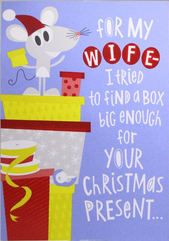 Hallmark Christmas Cards-For Wife