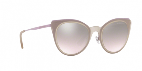 Emporio Armani EA2063 3217/8Z Women Matte Pink/Violet Sunglass-GL