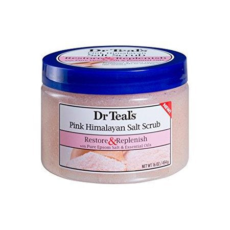 Dr Teal's Restore & Replenish Pink Himalayan Sea Salt Scrub - 16oz