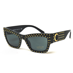Versace VE4358 GB1/87 Women Black Frame Sunglass-GL