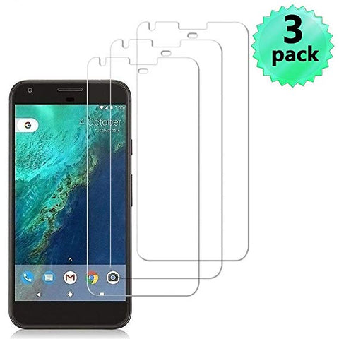 Google Pixel XL [3-Pack] Tempered Glass Screen Protector