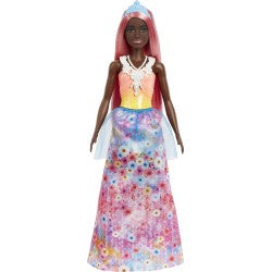 Barbie Dreamtopia African America Princess Doll with Light-Pink Hair