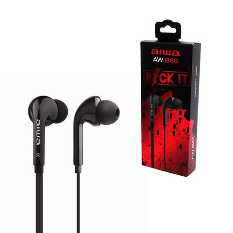 Aiwa AW60B High Performance in-ear Headphones