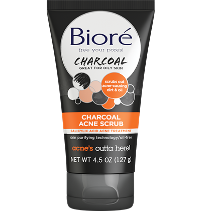 Biore  Charcoal Acne Scrub  4.5 oz