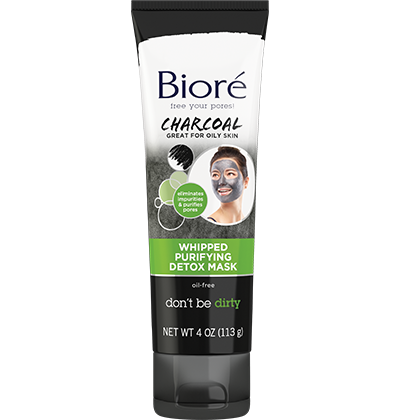 Biore  Charcoal Whipped Purifying Mask 4 oz