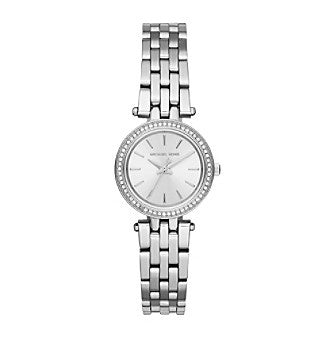 Michael Kors MK3294 Women Mini Darci Silver Dial Stainless Steel Watch-GL