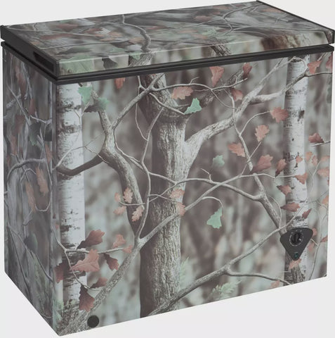 GE 38 Inch Wide 7 Cu. Ft. Chest Freezer Camouflage