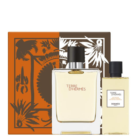 Hermes Terre D'Hermes for him 2pc Gift Set 100ml EDT+SG 80ml