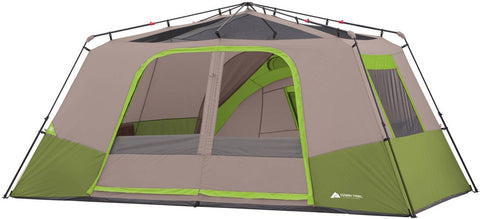 Ozark 25X12 Trail Camping Instant Cabin Tent With Private Room 11 Person Grey/Green