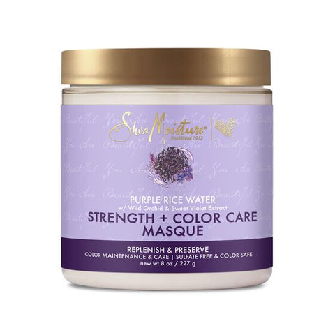 Shea Moisture Purple Rice Water Strength + Color Care Masque 8oz