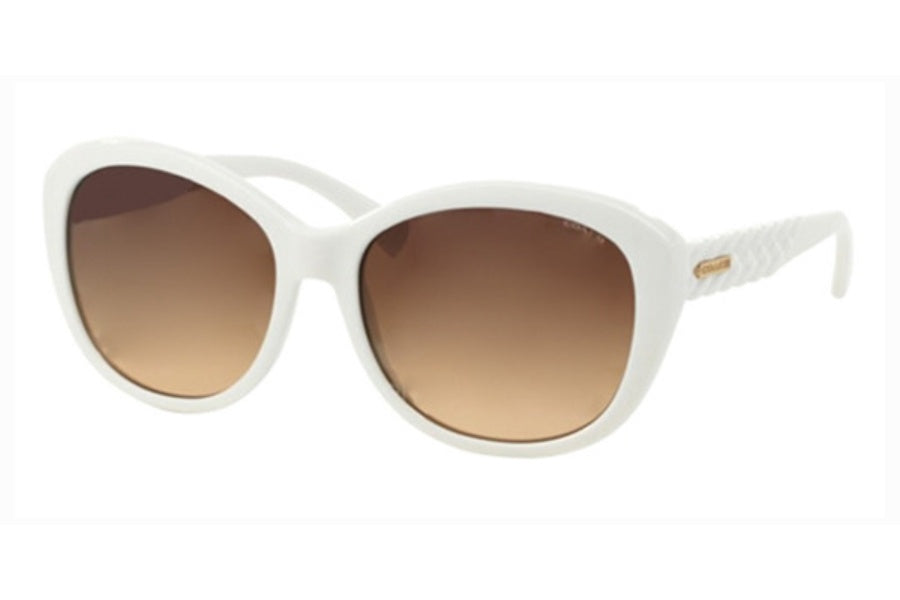 Coach 8141 519913-Women Sunglass White Dark Brown Gradient-GL