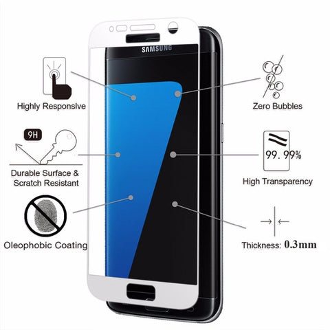 Glass Premium 3D Tempered Screen Guard For Samsung Galaxy S7