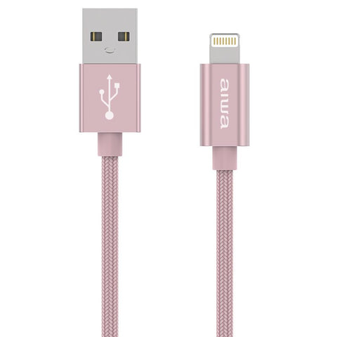 Aiwa AWP19030 - Braided Charging Cable for Iphone