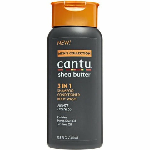 Cantu Men Collection 3-in-1 Shampoo Conditioner Body Wash 13.5oz