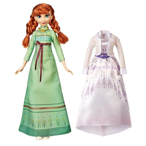 Disney Frozen 2 Arendelle Fashions Anna with 2 Outfits 3+