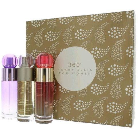 Perry Ellis Women 360 3pc Perfume Gift Set-GL