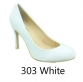 Pierre Dumas Linda-2 Women Round Toe Whole Shoe High Heel-White-SHG