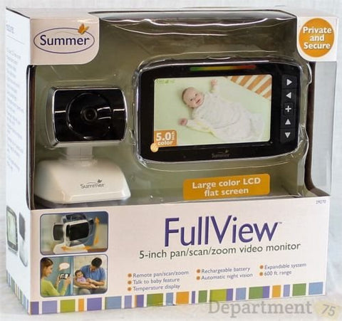 Summer Infant Full View 5-Inch Pan/Scan/Zoom Video Monitor
