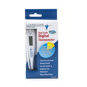 Lumiscope L2214 Soft Quick Read Flexible Tip Digital Thermometer