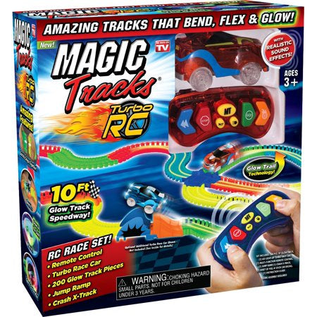 Magic Tracks RC 10ft Racetrack with Remote Control Race Car
