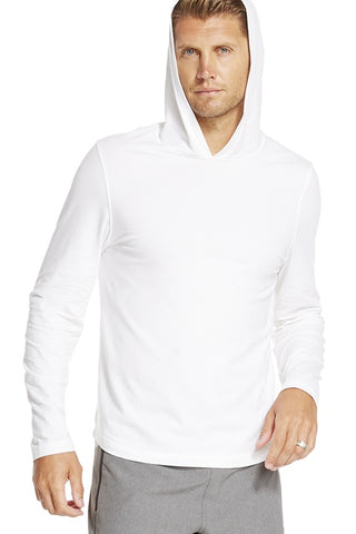 Fabletics Lyon White Pull Over Hoodie-GG