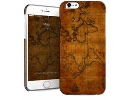 Capa I-Paint Hard iPhone 7 Map Case Slim Profile Soft Touch Anti Scratch