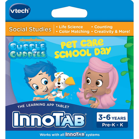 Vtech Innotab Bubble Guppies, Pet Care School Day. Age 3-6 Years