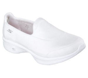 Skechers Women 14166/WHT Go Walk 4 Sneakers-White-SHG