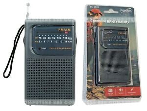 Supersonic SC-1105-AM-FM Portable Pocket Radio