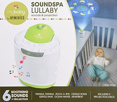 My Baby Soundspa Lullaby Sound Machine and Projector