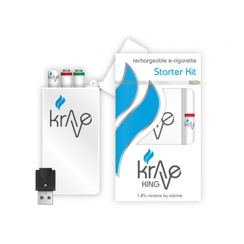 Krave KING -Rechargeable 1.8% Starter Kit E-Cigarettes