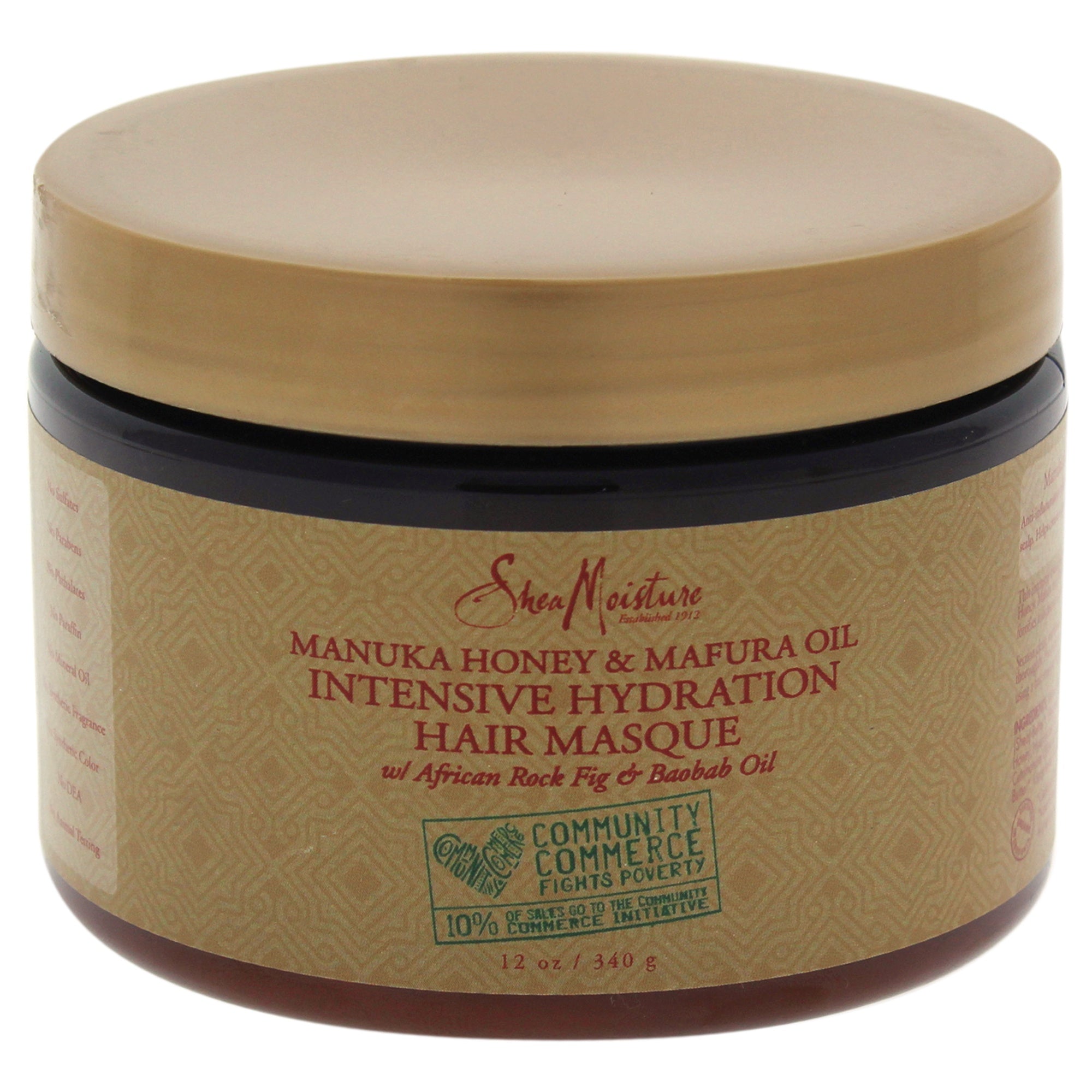 Shea Moisture Manuka Honey & Mafura Oil Intensive Hydration Masque 12 oz