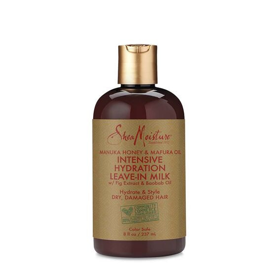 Shea Moisture Manuka Honey & Mafura Oil Intensive Hydration Leave-In Milk 8oz