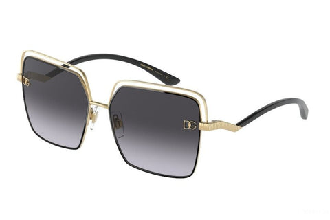 Dolce & Gabbana 0DG2268 13348G Women Gold/Black Sunglass