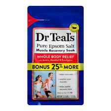 Dr. Teal's Pure Epsom Salt Muscle Recovery Soak 2.5 LBS