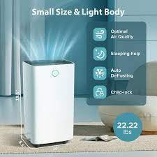 Alucky Dehumidifiers, 2000 Sq. Ft  with Drain Hose, D4212B