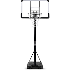 MaxKare Portable Basketball Hoop Goal Basketball Hoop System Height Adjustable 7 ft. 6 in. - 10 ft. with 44 inch Indoor Outdoor PVC Backboard Material