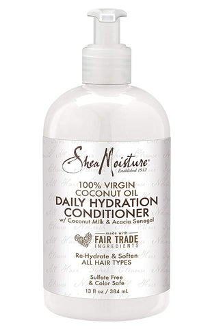 Shea Moisture 100% Virgin Coconut Oil Daily Hydration Conditioner 13Oz