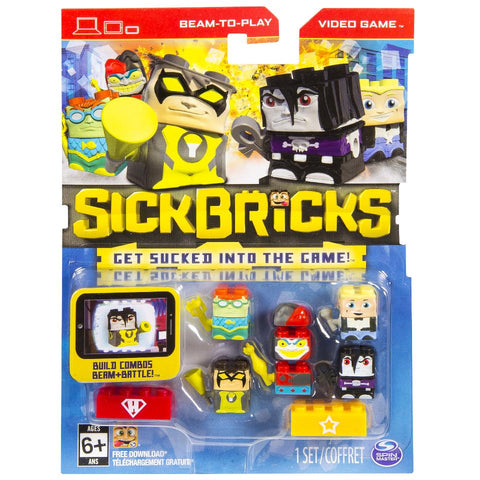 Sick Bricks - Sick Team - 5 Character Pack - Mutants vs Robots