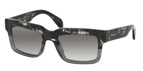 Prada SPR 01Q DG7-0A7-Unisex Sunglass Black Havana and Grey-GL