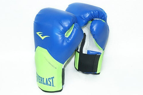Everlast 1200158 Pro-Style Elite Boxing Training Gloves Blue/Green
