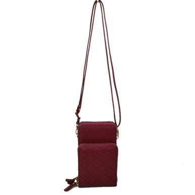 Malbu Skye Women Stylish Messenger Crossbody Bag Wine