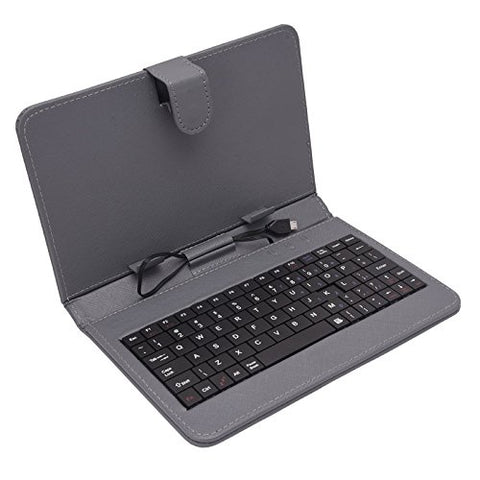 Universal Faux Leather Case Cover+USB Keyboard For 10  inch Android Tablet PC