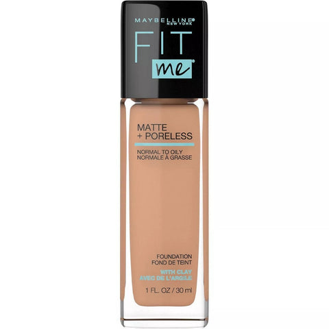 Maybelline Fit Me Matte + Poreless Oil Free Foundation - 1 fl oz