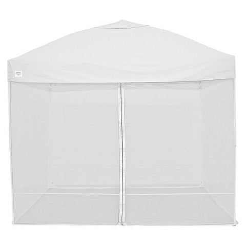 Quik Shade 10'x10′ Instant Canopy Screen Panel Set with Zipper Entry
